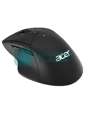 Мышь беспроводная Acer OMR170 черный, 1600 dpi, радиоканал, Bluetooth, USB, кнопки - 6