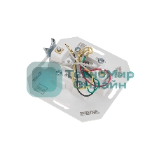 Розетка телефонная Kranz RJ11 DEA с/у мех. бел