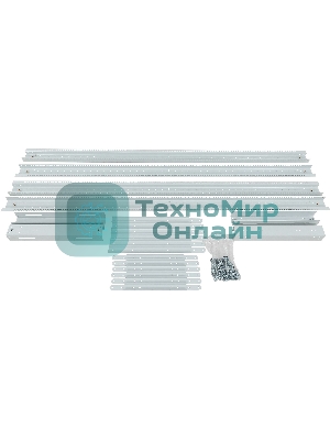 Стойка двухрамная NTSS NTSS-2POR42U/600-1000 42U 550ммx1000мм 600кг серый