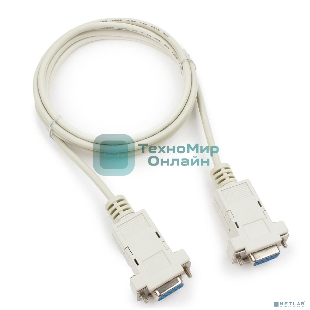 Кабель 0-модемный Cablerxpert CC-134-6-N, 9F/9F, 1.8м, пакет