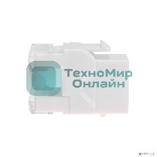Модуль Keystone Rexant Jack RJ-45(8P8C), UTP неэкранированный, CAT 5e, тип 180 градусов, белый PRO