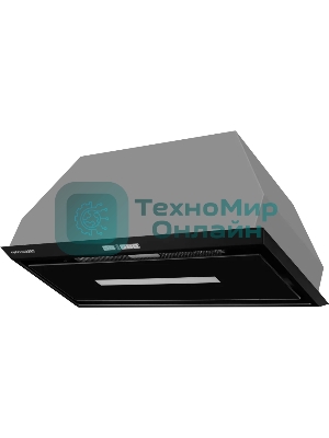 Вытяжка встраиваемая Kuppersberg Intro 70 черный, 70 см, 1000 куб. м/ч, 43 дБ