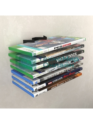 Кронштейн для хранения дисков Rexant настенный, черный