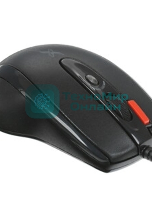 Мышь проводная + коврик A4Tech X-7120 черный, 2000 dpi, USB, кнопки - 7