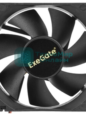 Вентилятор для корпуса ExeGate ExtraSilent ES08025H3P черный, 80 мм, 2000 об/мин, 19 дБ, 3 pin
