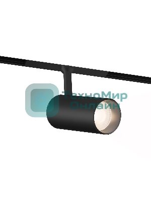 Трековый акцентный светильник Ambrella light GL4415 BK черный  IP20 10W 3CCT 3000-6000K SMART 48V 24° D45*100