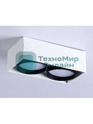 Светильник накладной TN70872/2 WH/BK белый/черный GX53/2 max 12W 185*92*62