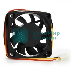 Вентилятор для корпуса Gembird черный, 60 мм, 4000 об/мин, 25 дБ, 3 pin