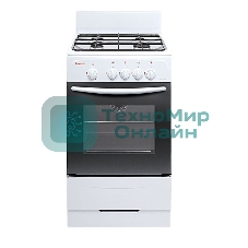 Плита газовая Gefest ПГ 3200-08 белый, конфорок 4 шт, духовка 42 л, 50 см x 85 см x 53 см