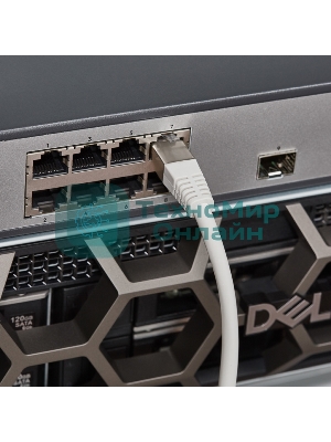 Пaтч-корд F/UTP, Rexant cat. 5e, RJ45-RJ45, экранированный, 24AWG, LSZH, серый, 2м