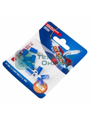 Наконечник кольцевой Rexant изолированный, ø4.3мм, 1.5-2.5мм², НКи 2.5-4/НКи2-4/RVS2-4, синий, в упак. 10 шт.