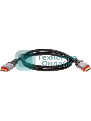 Кабель Telecom TCG365-1M HDMI 19M/M,ver. 2.1, 8K@60 Hz 1m метал разъемы, Telecom TCG365-1M
