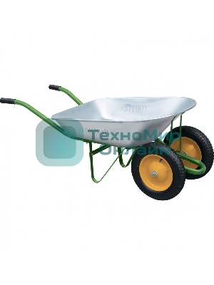 Тачка садовая Palisad 2-х колесная, грузоподъемность 170 кг, объем 78 л