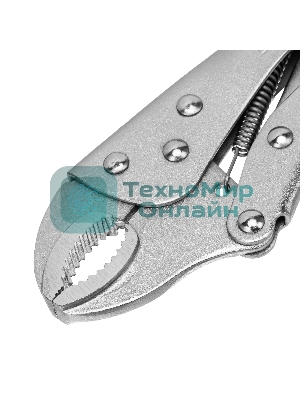 Зажим Сибртех ручной, полукруглый захват, 220 мм