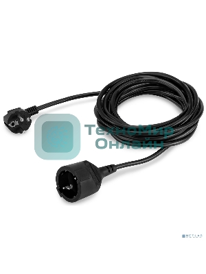 Сетевой удлинитель Buro BU-PS1.5/B 5м (1 розетка) черный (пакет ПЭ)