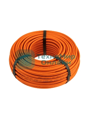 Кабель греющий PROconnect (нагревательный) саморегулирующийся пищевой SRP10-2CR, экранированный, 10Вт/м, 0,5мм2/100м, бухта 50м