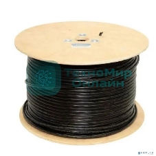 Кабель 5bites FS5525-305BPE-M FTP/SOLID/5E/24AWG/COPPER/PE/BLACK/OUTDOOR/MSGR/DRUM/305M