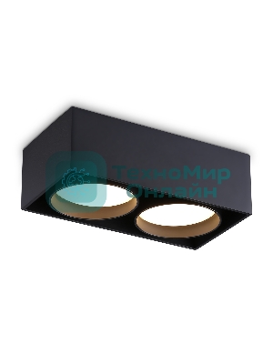 Светильник накладной TN70875/2 BK черный GX53/2 max 12W 185*92*62