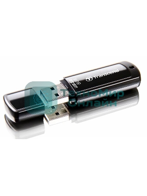 Флешка USB Transcend JetFlash 350 (TS8GJF350), 8Gb, USB 2.0, R/W 12/5, черный
