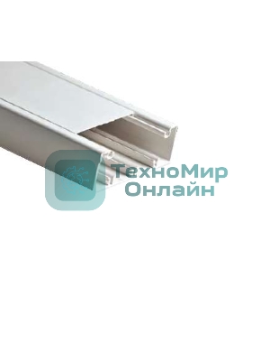 Кабель-канал 100х40 L2000 пластик белый Рувинил РКК-100х40