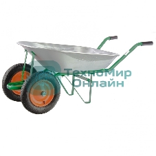 Тачка садовая Palisad 2-х колесная, грузоподъемность 170 кг, объем 78 л