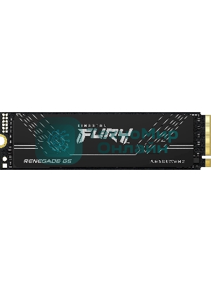 Накопитель SSD Kingston Fury Renegade, 1Tb, M.2(22x80мм), NVMe, PCIe 5.0 x4, 3D TLC, R/W 14200/11000Mb/s, IOPs 2 200 000/2 150 000, TbW 1000, DWPD 0.5 (12 мес)