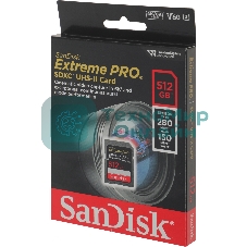 Флеш карта SANDISK SDXC 512Gb UHS-II SDSDXEP-512G-GN4IN