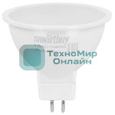 Светодиодная (LED) Лампа Smartbuy-Gu5,3-05W/6000