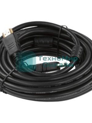Кабель Cablexpert HDMI CC-HDMI4-7.5M, 19M/19M, v2.0, медь, позол.разъемы, экран, 7.5м, черный, пакет