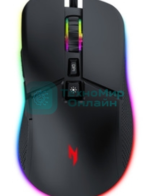 Мышь Acer OMR504 черный оптическая 3200dpi silent беспров. BT/Radio USB 4but (ZL.MCE11.01D)