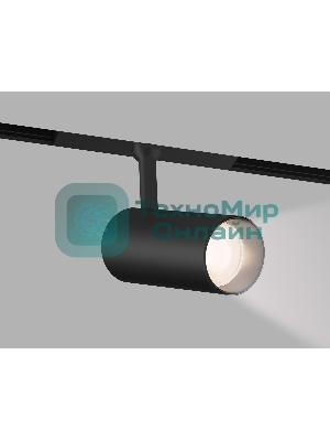 Трековый акцентный светильник Ambrella light GL4415 BK черный  IP20 10W 3CCT 3000-6000K SMART 48V 24° D45*100
