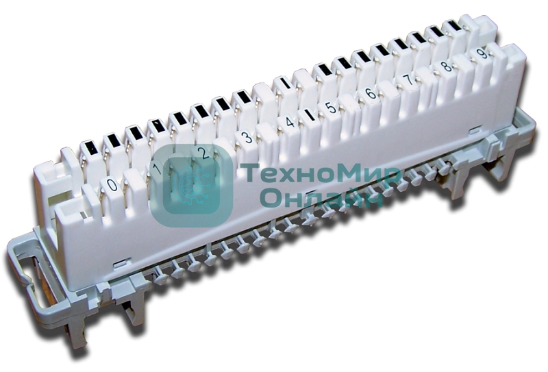 Плинт размыкаемый LSA Profil, Eco, 10 пар, маркировка от 1 до 0