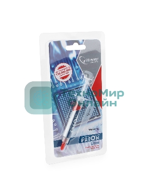 Термопаста Gembird FreOn Ultra GF-21-3 для радиаторов, 3гр, шприц