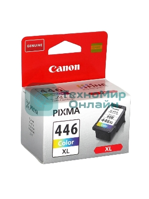 Картридж струйный Canon CL-446XL (8284B001) для Canon PIXMA MG2440/2540. Цветной, 300 стр.