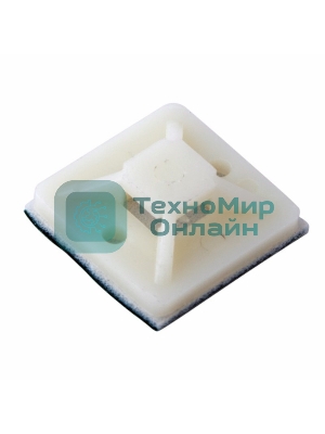 Площадка самоклеящаяся Rexant 25х25 мм, белая, упаковка 100 шт.