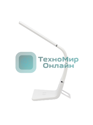  Светильник настольный REXANT Cloud LED 2700-6500К, встроенная беспроводная и проводная USB-зарядка устройств, диммер, гибкий поворот