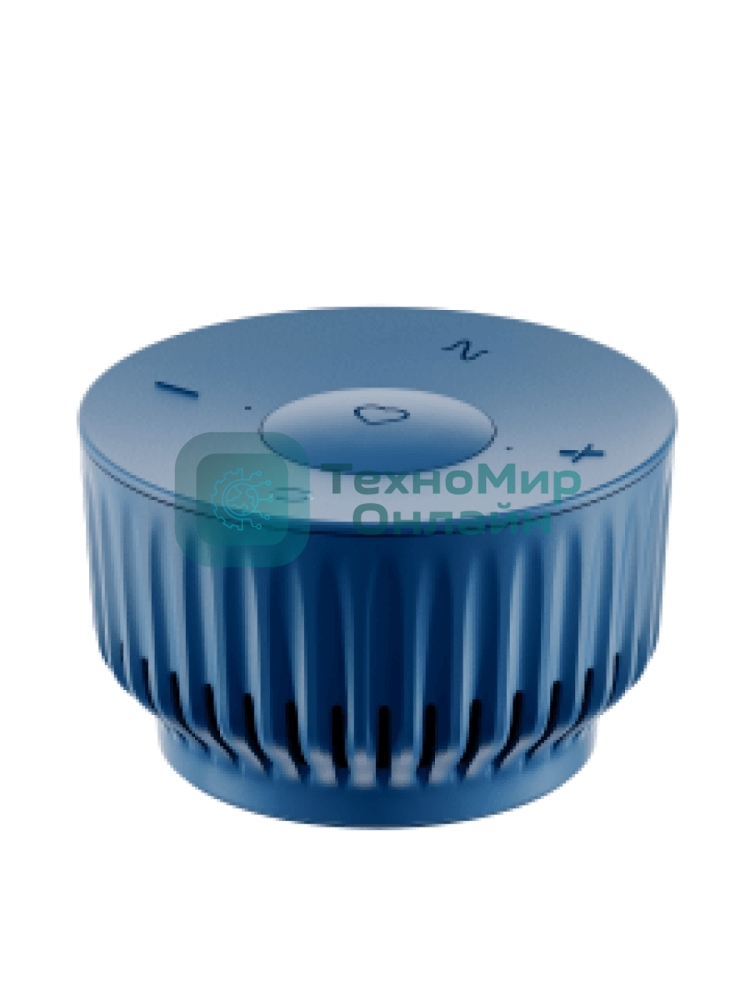 Умная колонка Sber SberBoom Mini, 5Вт, 1.0, мультирум, стереопара, детектор шума, световая индикация, Wi-Fi, Bluetooth 5.0, Салют, синий нептун