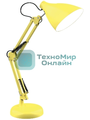 Светильник Gauss GT0035 настольный на струбцине/основание E27 желтый 60Вт