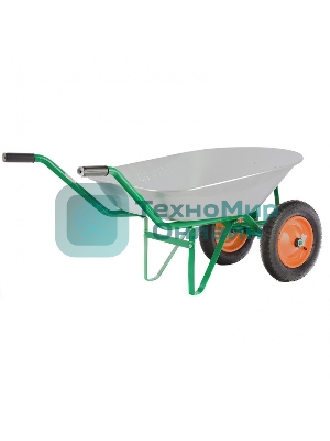 Тачка садовая Palisad 2-х колесная, грузоподъемность 170 кг, объем 78 л