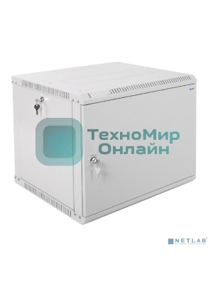 Шкаф телекоммуникационный настенный разборный 9U (600х650) дверь металл, ШРН-Э-9.650.1