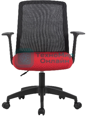 Кресло Cactus CS-MC222-BKRD черный, сетка