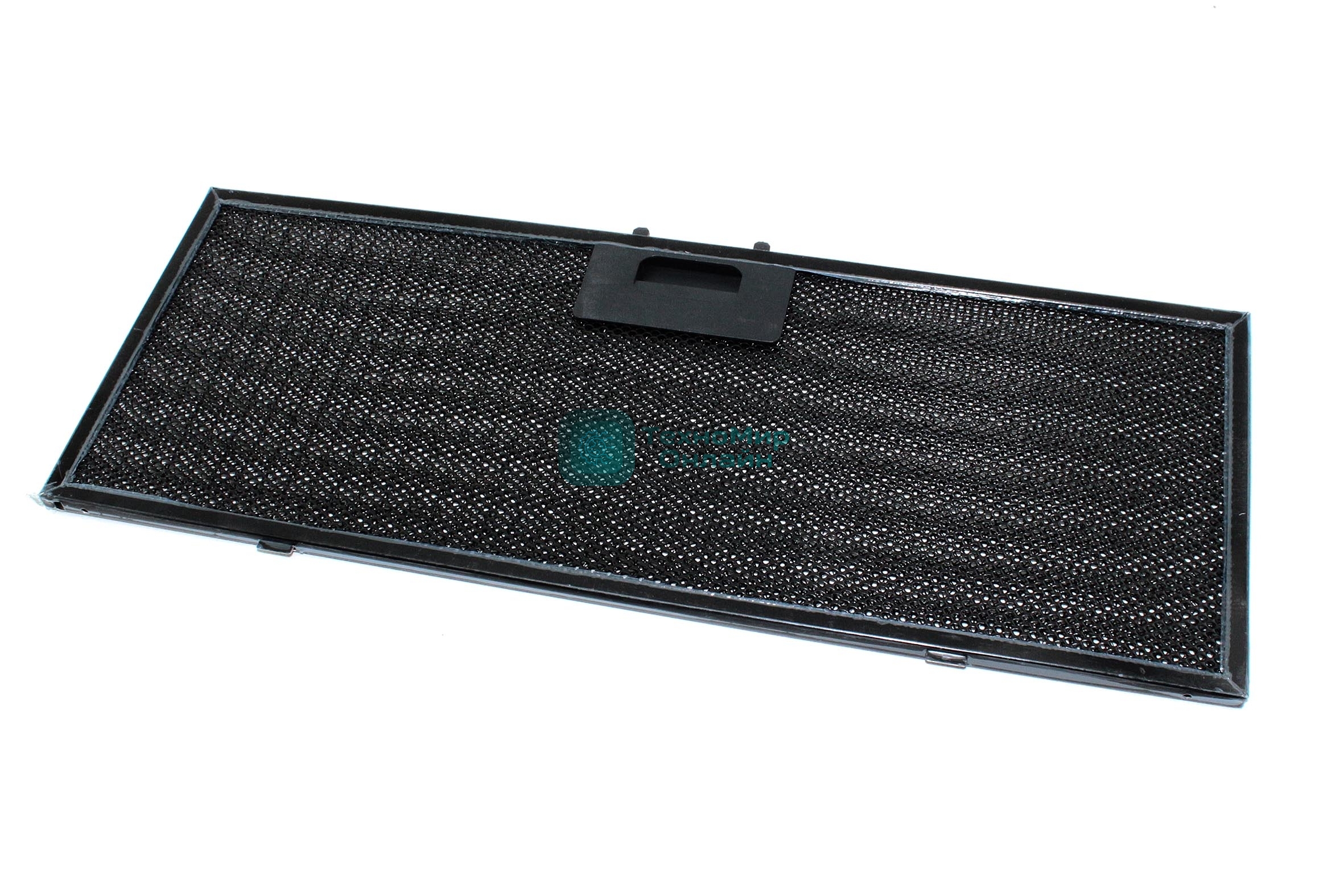 Жировой фильтр для вытяжки 450х170х8 с 1м замком, черный