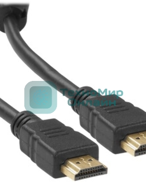 Кабель Cablexpert HDMI CC-HDMI4-7.5M, 19M/19M, v2.0, медь, позол.разъемы, экран, 7.5м, черный, пакет