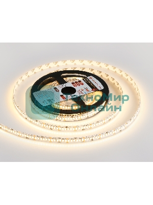 Светодиодная лента Ambrella light GS3401 2835 240Led/ 20W m/ 24V IP20 3000K/ 5000*10*1.2mm (2 конт.)
