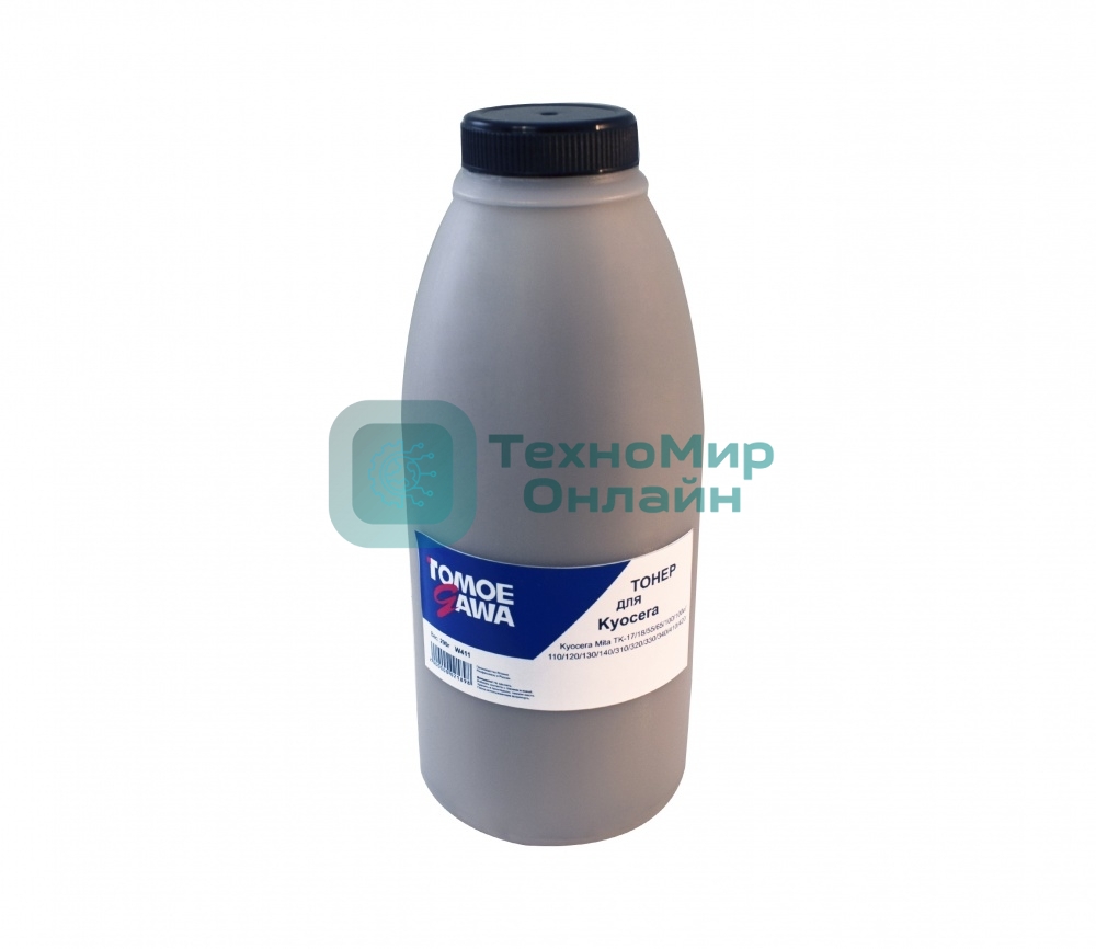 Тонер Kyocera Mita TK-17/18/55/65/100/100е/110/120/130/140/310/320/330/340/410/420 290г (W411) Tomoegawa Фасовка РФ