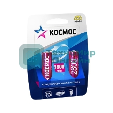 Аккумулятор Космос KOCR6NIMH2800MAH2BLR6 NiMn 2800мА·ч BP-2(блист.2шт.) ЦЕНА ЗА 1 шт
