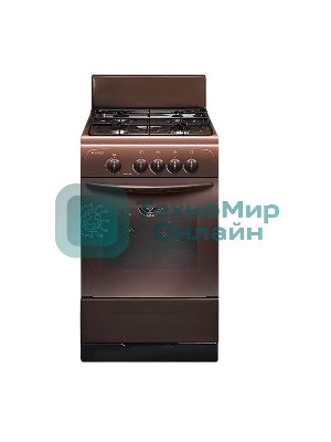 Плита газовая Gefest ПГ 3200-08 К43 коричневый, конфорок 4 шт, духовка 42 л, 50 см x 85 см x 53 см