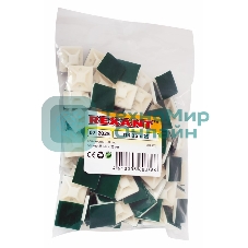 Площадка самоклеящаяся Rexant 25х25 мм, белая, упаковка 100 шт.