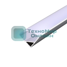 Комплект углового алюминиевого профиля с рассеивателем Rexant 16х16 мм, 1 м