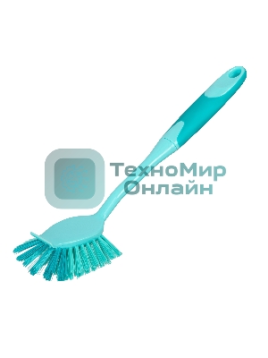 Щетка для посуды квадратная 68х37х275 мм, двухкомпонентная рукоятка Elfe